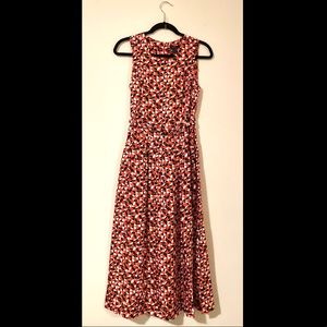 J.Crew Collection Silk Patterned Midi Dress